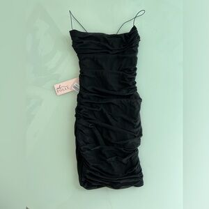 Oh Polly Black Dress - With Tags